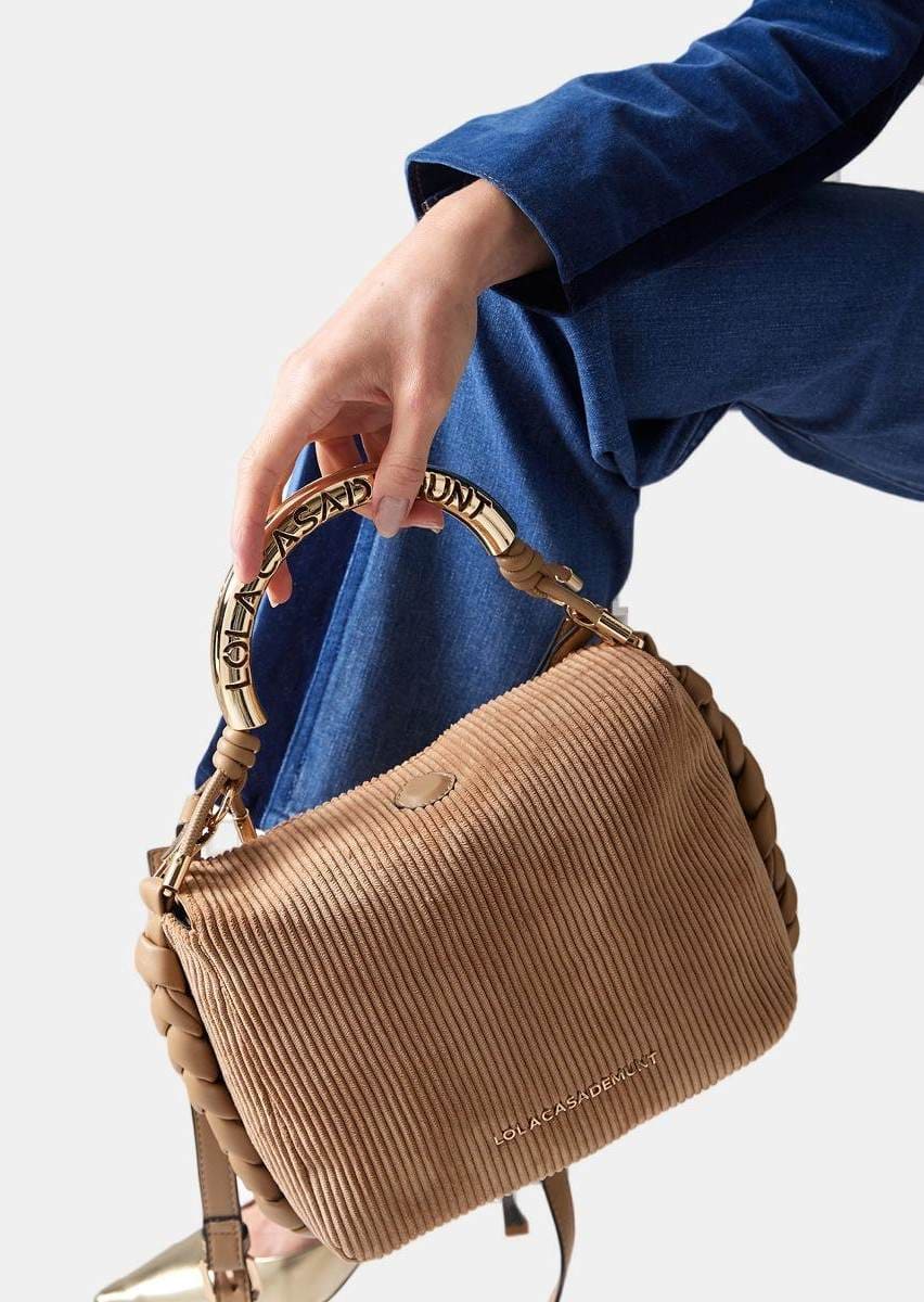 Lola Casademunt Bandolera asa metalizada personalizada en El Corte Inglés