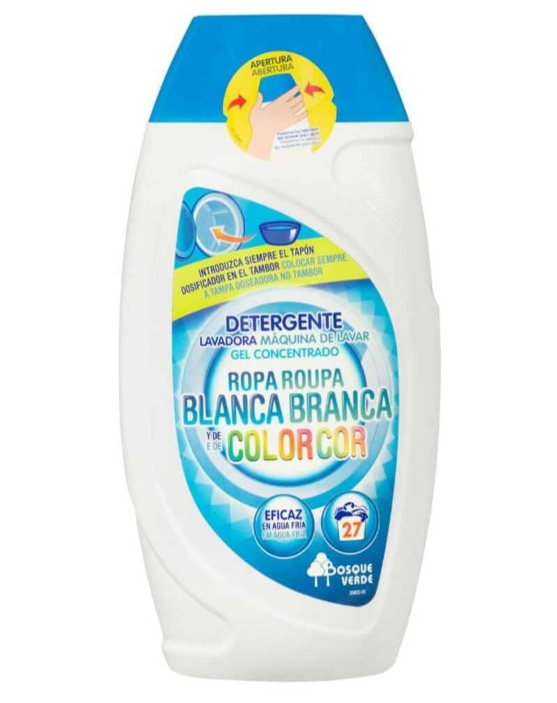 Detergente para ropa blanca y de color en gel concentrado Bosque Verde
