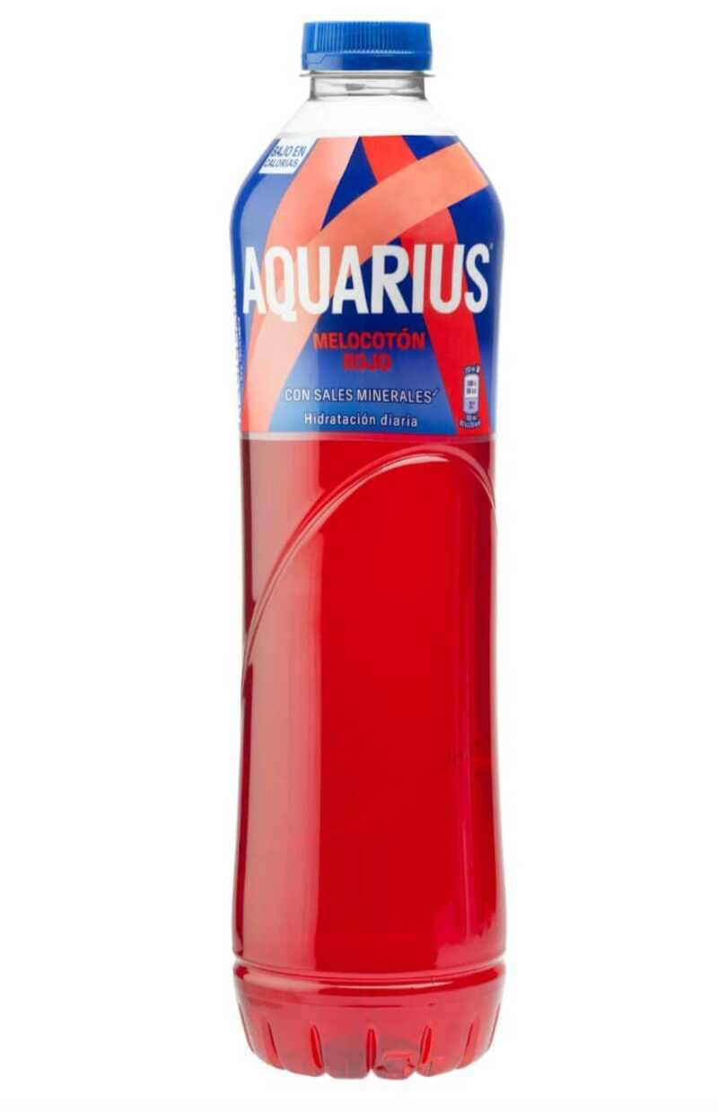 Bebida isotónica de melocotón rojo, Aquarius