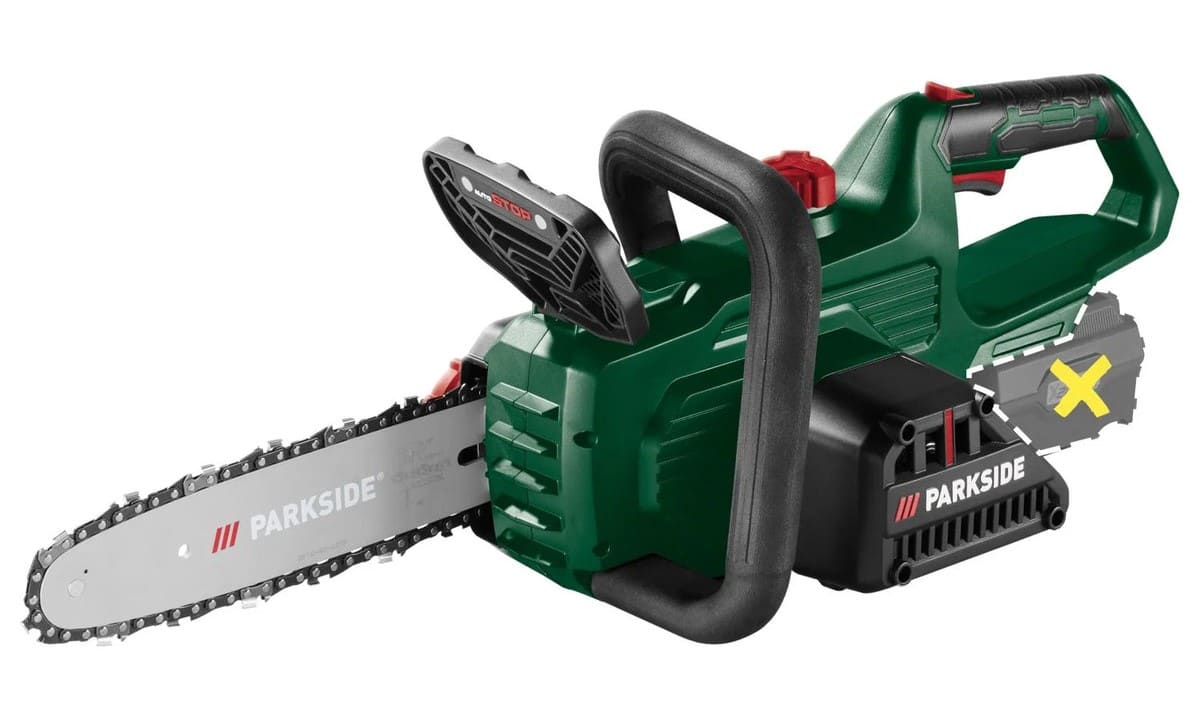 Motosierra recargable de 20 V