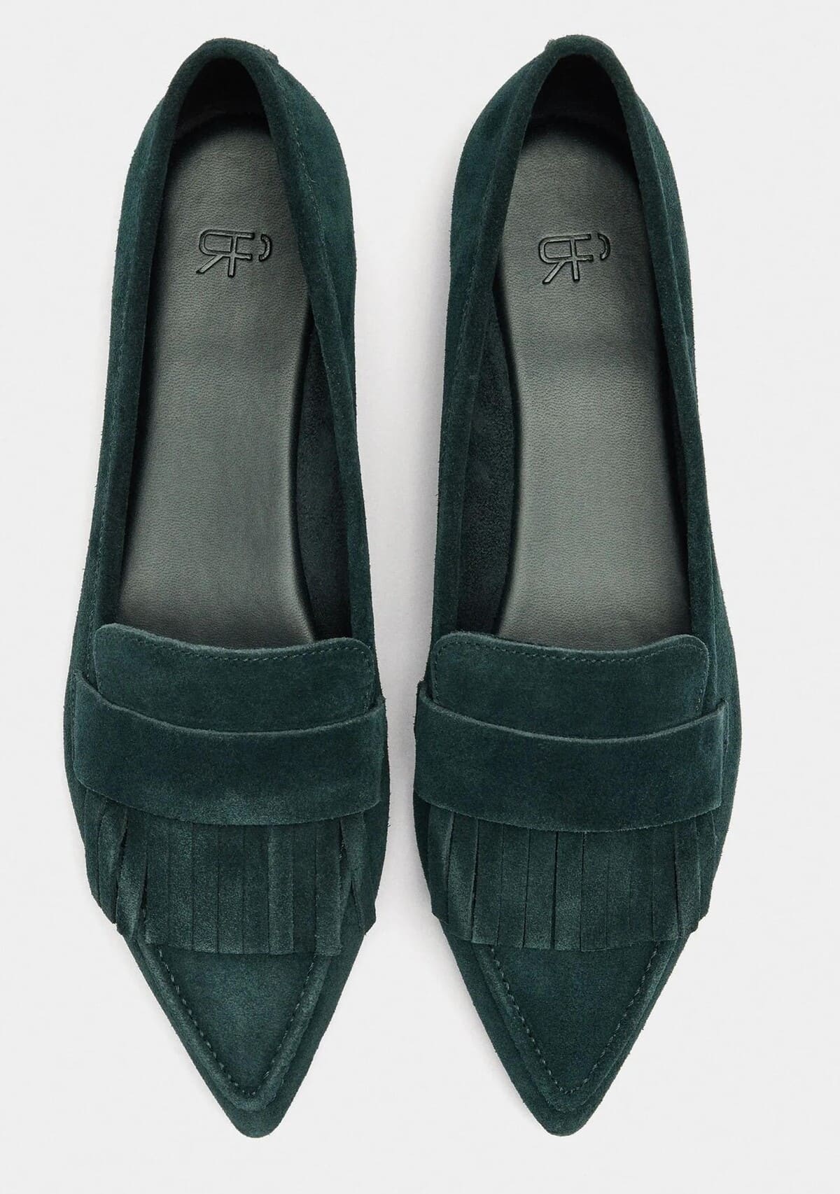 Mocasines de piel con flecos