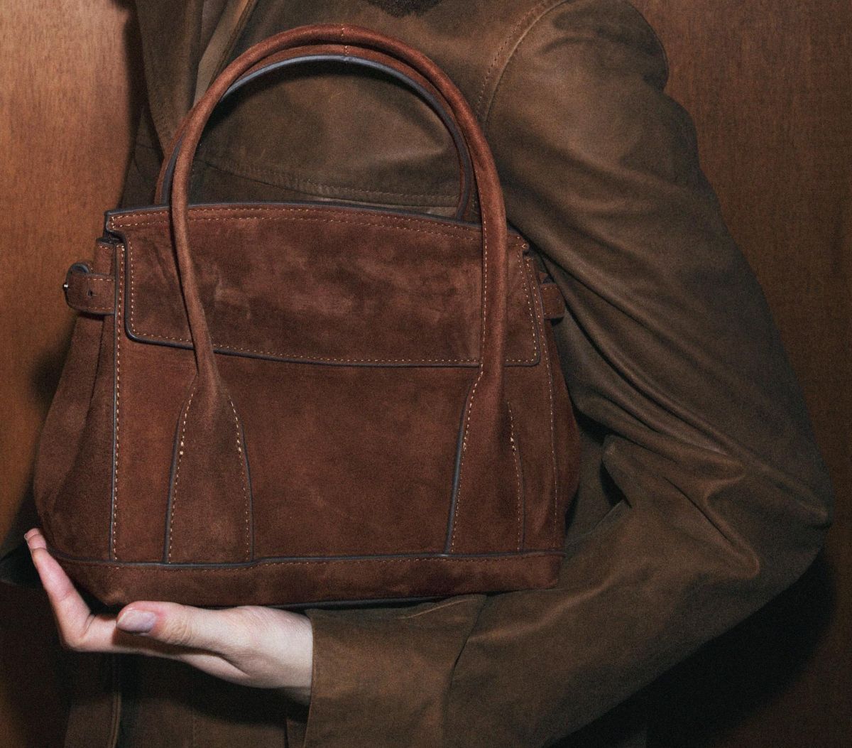 Bolso piel mini citybag de Zara