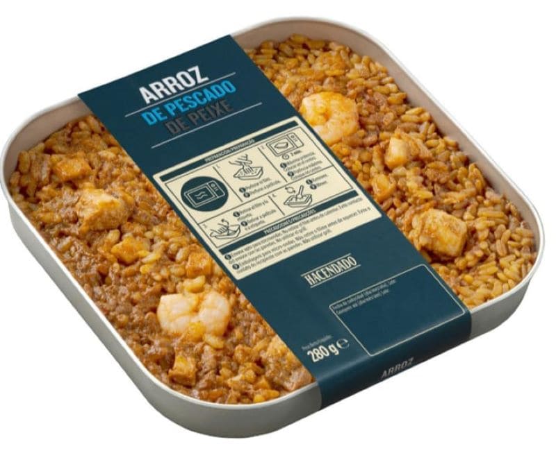 Arroz de pescado, Hacendado