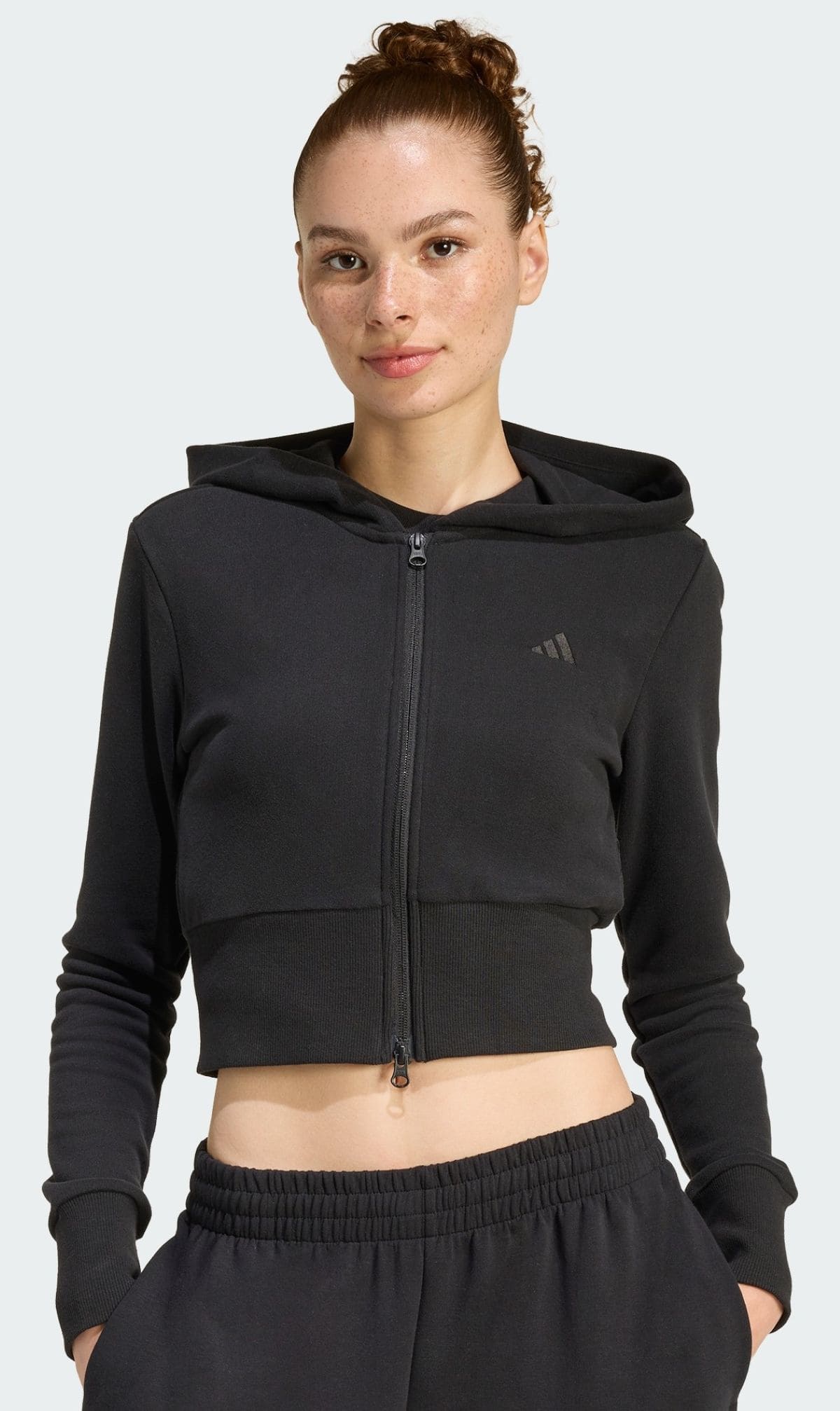 Chaqueta de felpa con capucha Adidas Seasonal Essentials