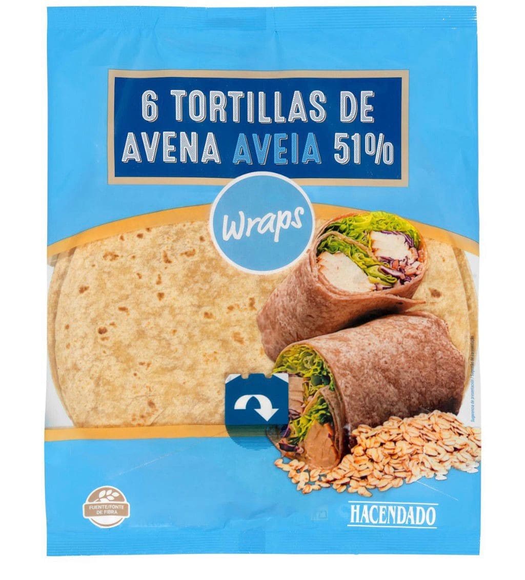 Tortillas de avena Hacendado