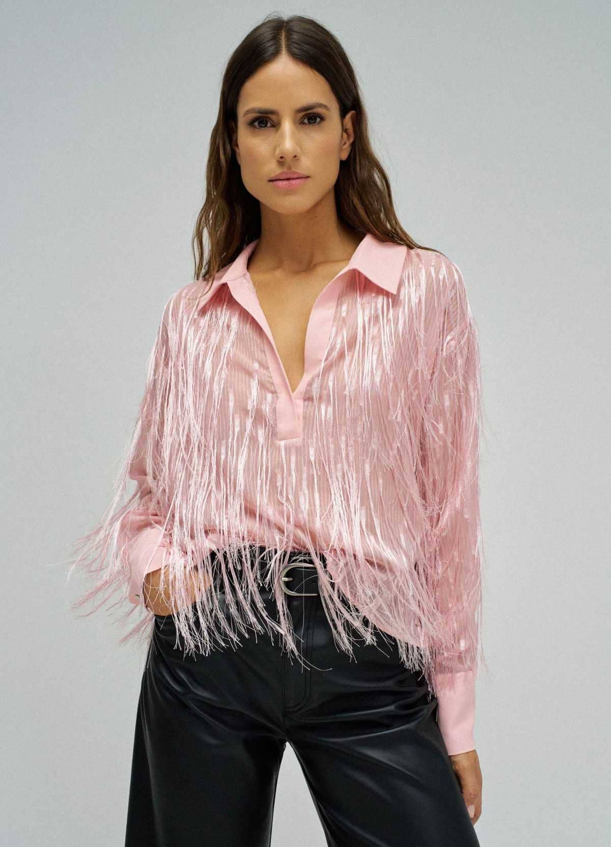 Salsa Jeans Blusa de mujer con flecos en El Corte Inglés