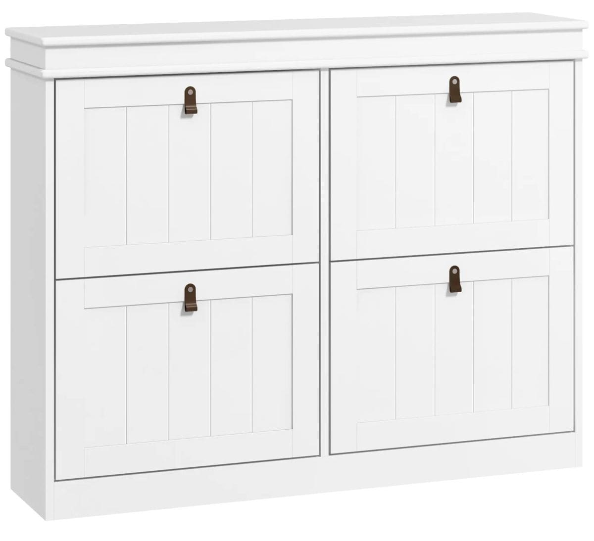 Zapatero HOMCOM MDF Blanco de Leroy Merlin