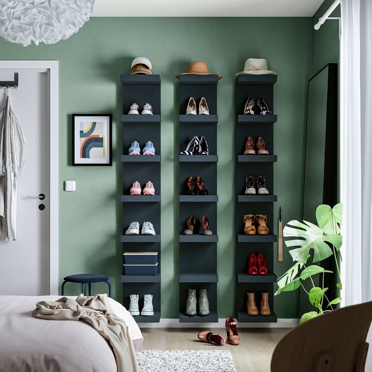 Estantería de pared de la serie LACK de Ikea