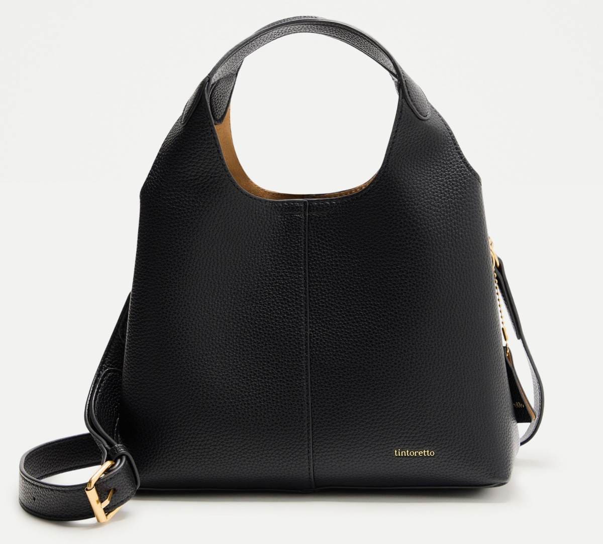 Tintoretto Bolso bandolorea con efecto piel y asa larga de El Corte Inglés