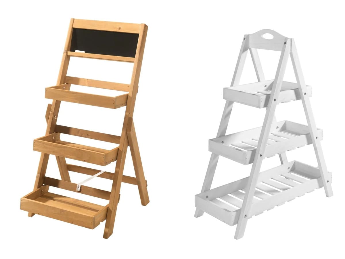 Estantería de madera para macetas, Livarno Home