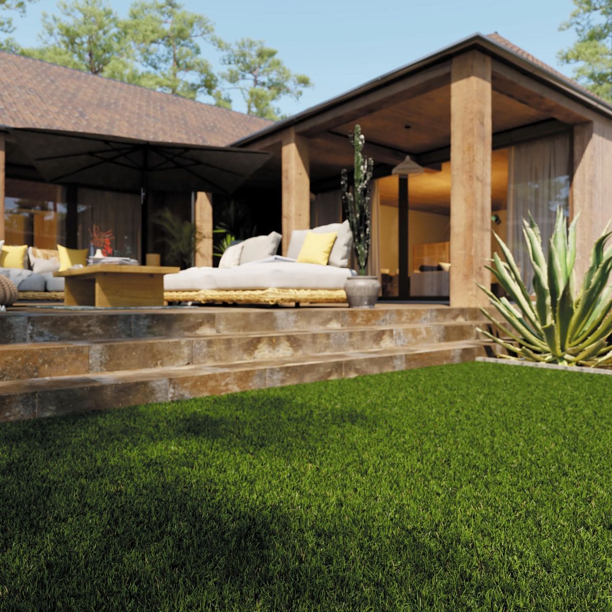 Césped artificial NATERIAL Solta 1x5m de Leroy Merlin