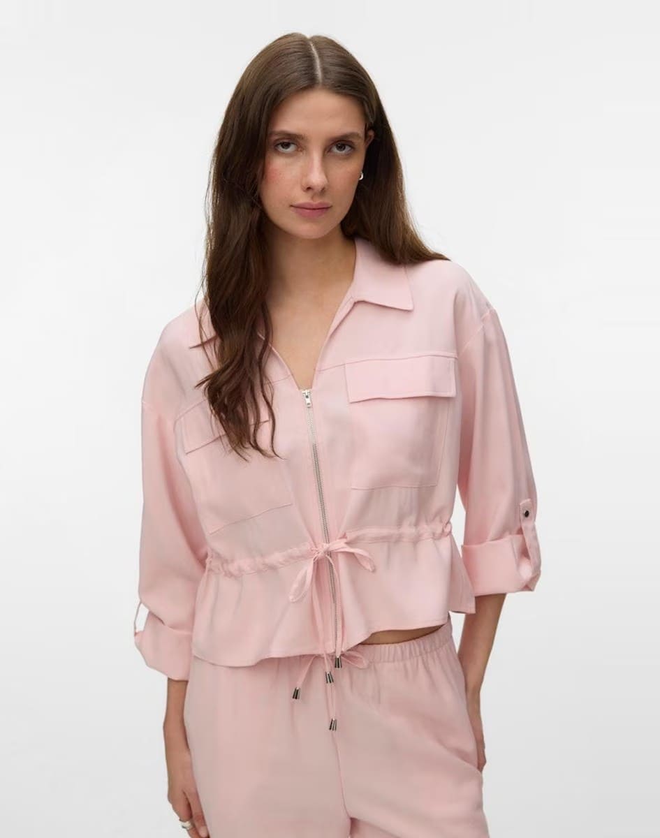 Vero Moda Chaqueta ligera de mujer con cuello camisero de El Corte Inglés