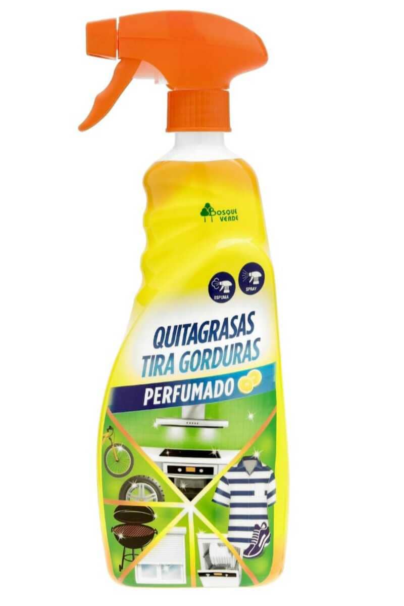 Quitagrasas Bosque Verde perfumado con pistola