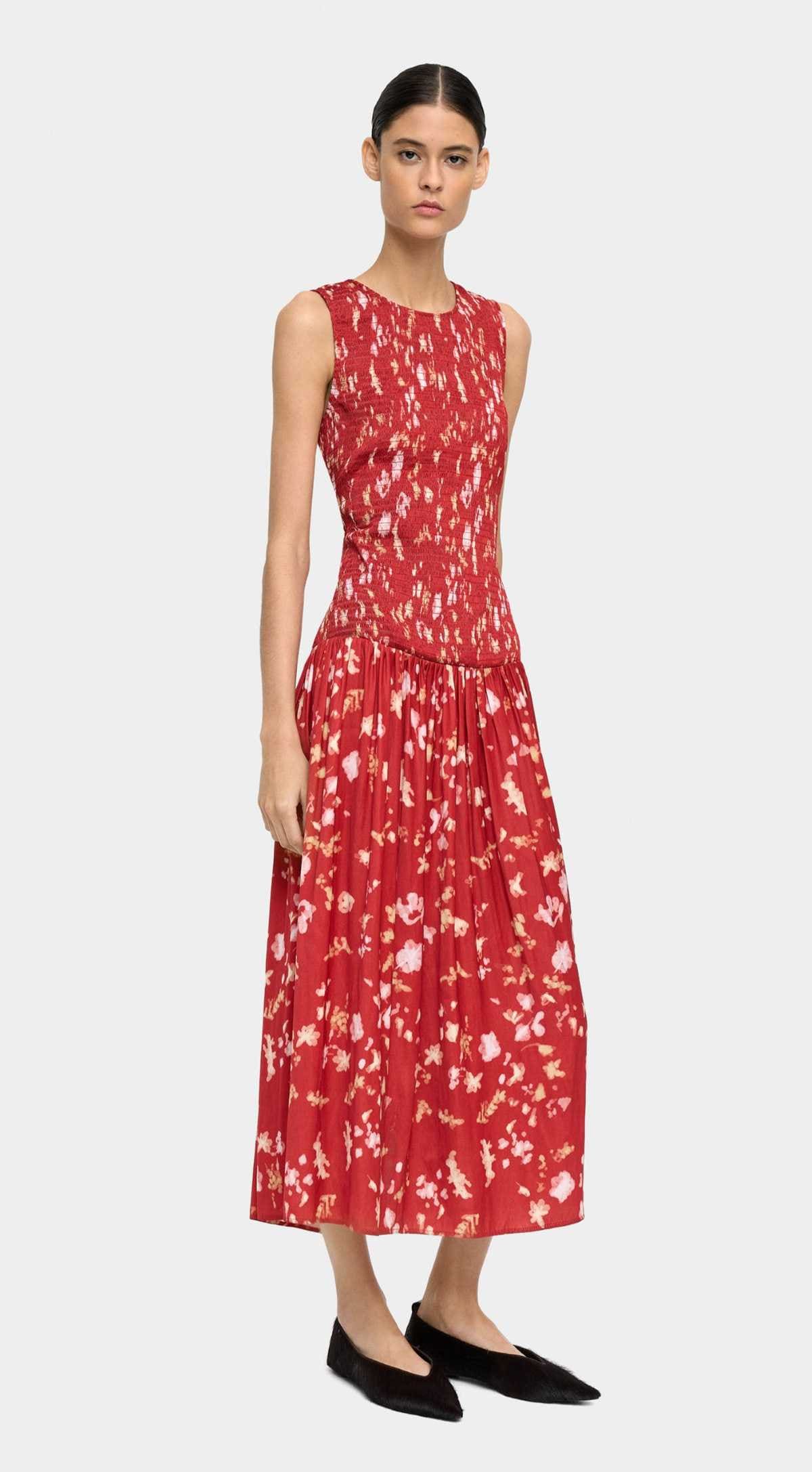 Vestido largo estampado de Parfois