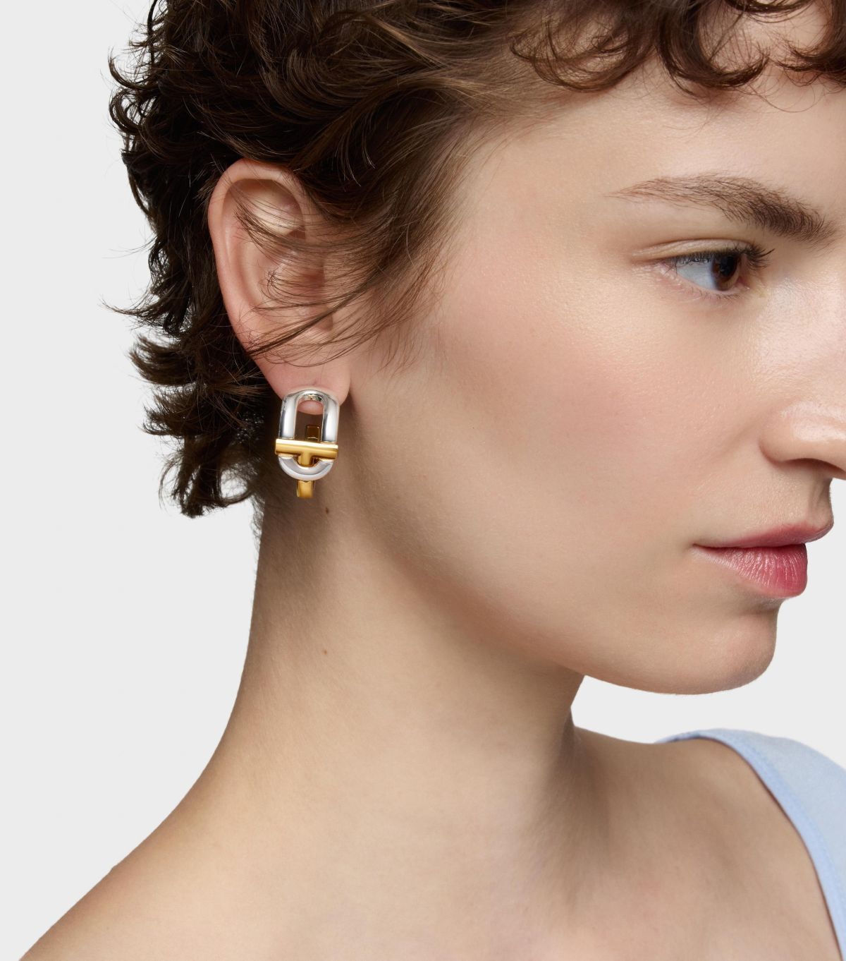 Pendientes de aro bicolor TOUS MANIFESTO