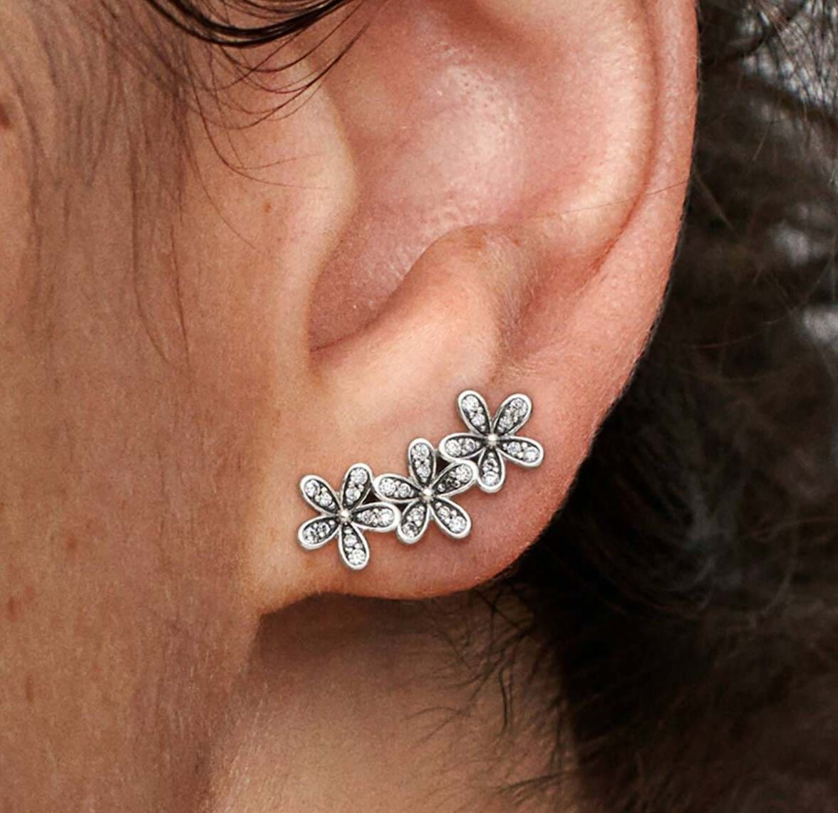 Pendientes Ramo de Margaritas Deslumbrantes de Pandora