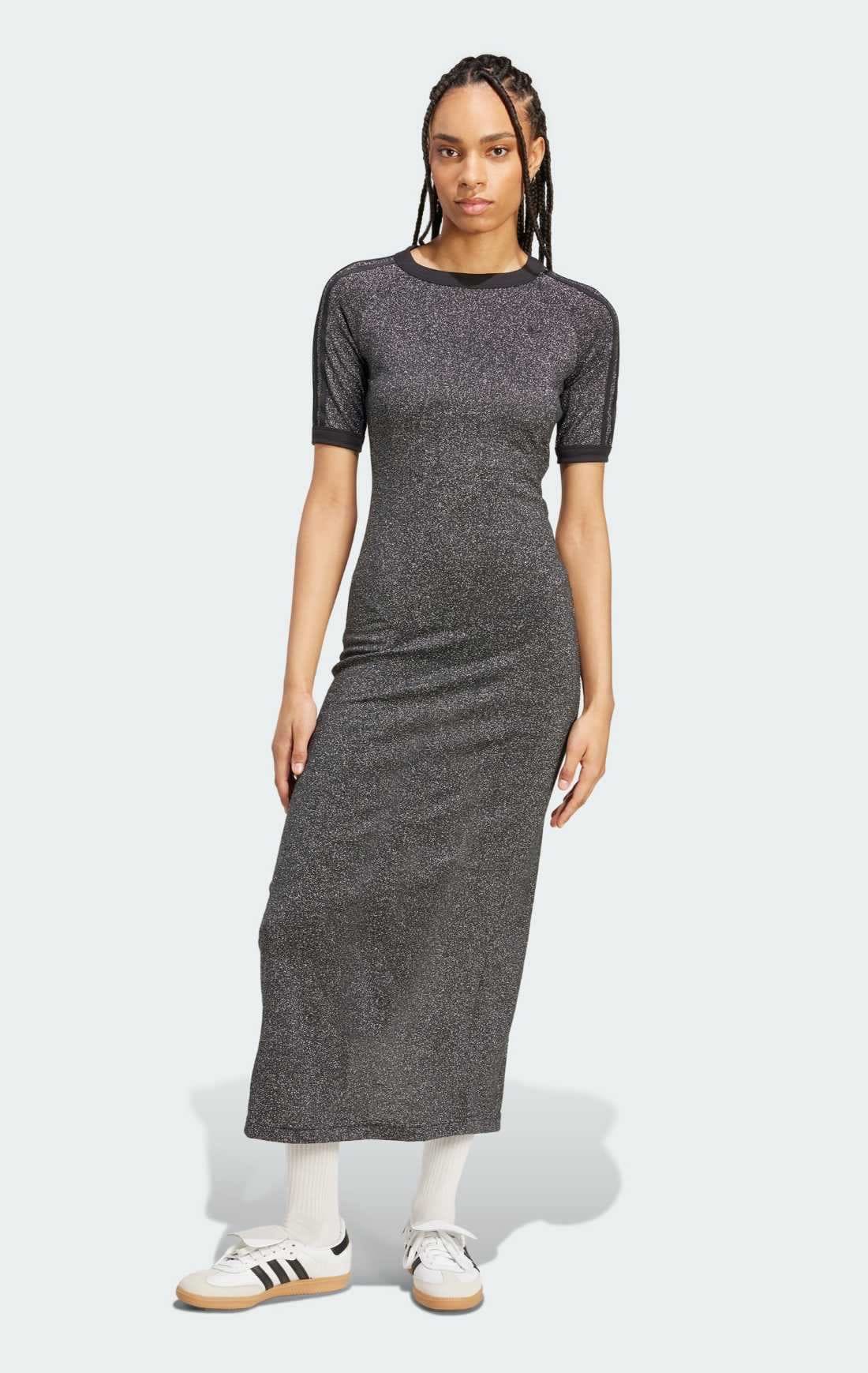 Vestido Adicolor Holiday Glitter 3 Stripes de Adidas