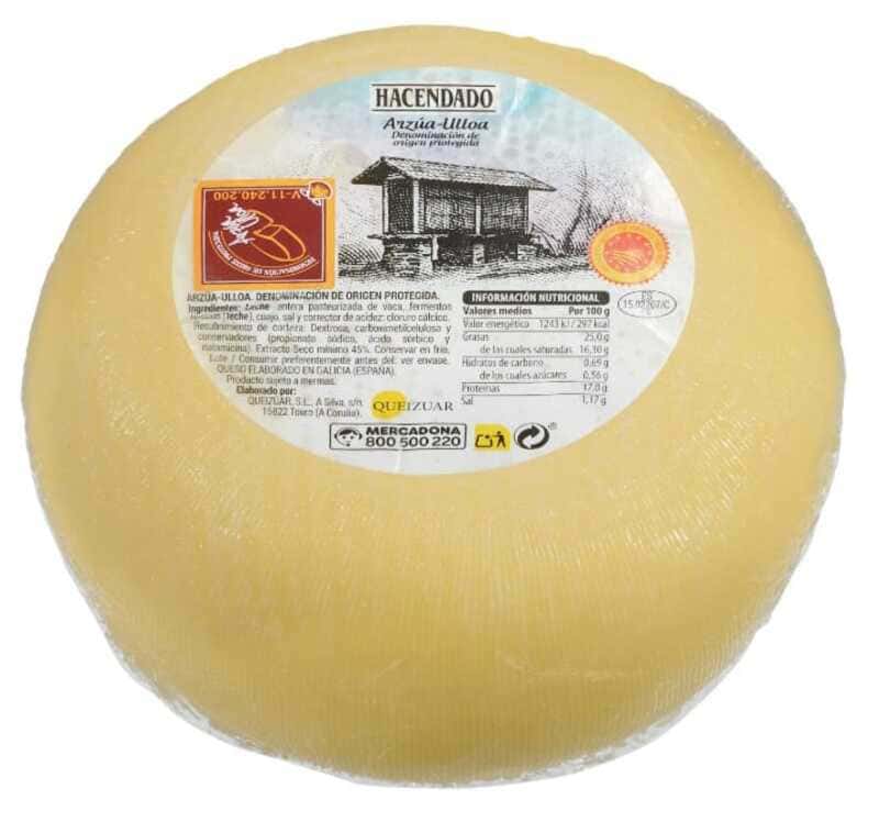 Queso Arzúa-Ulloa de vaca Punteiro