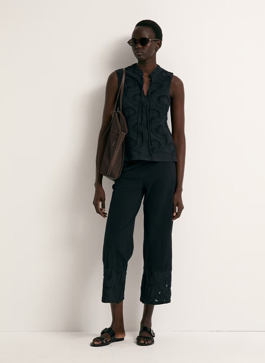 Sfera Top bordado oriental en El Corte Inglés