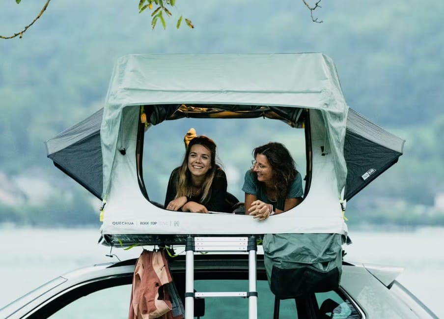 Tienda de techo Camper 2 personas Quechua Roof Top MH500 F&B en Decathlon
