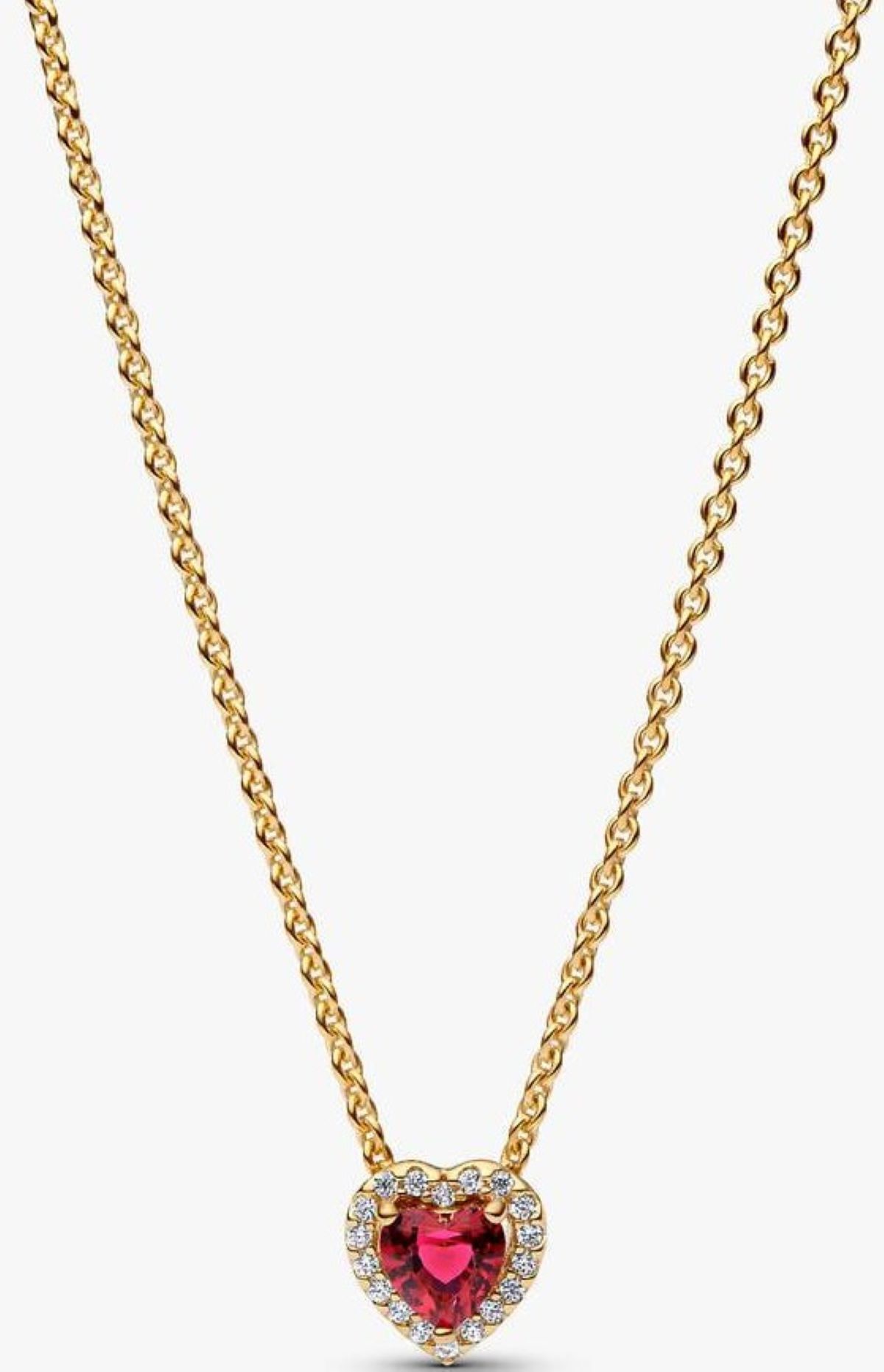 Collar Corazón en relieve de Pandora