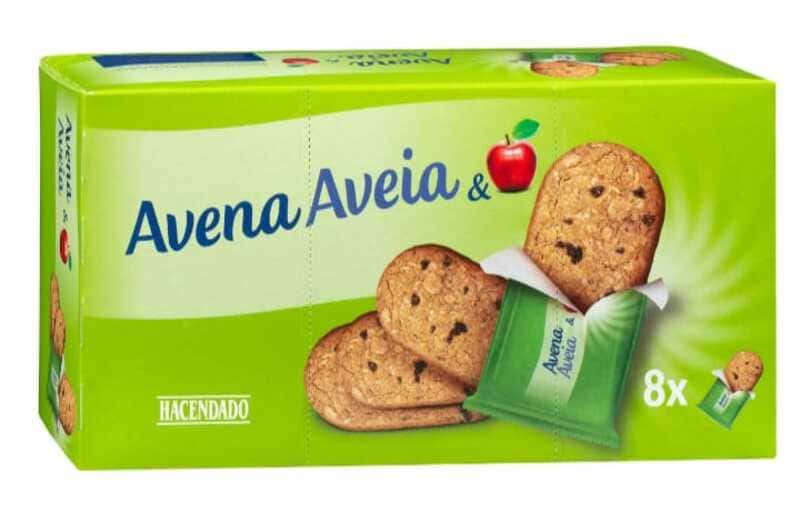 Galletas Digestive manzana & avena Hacendado