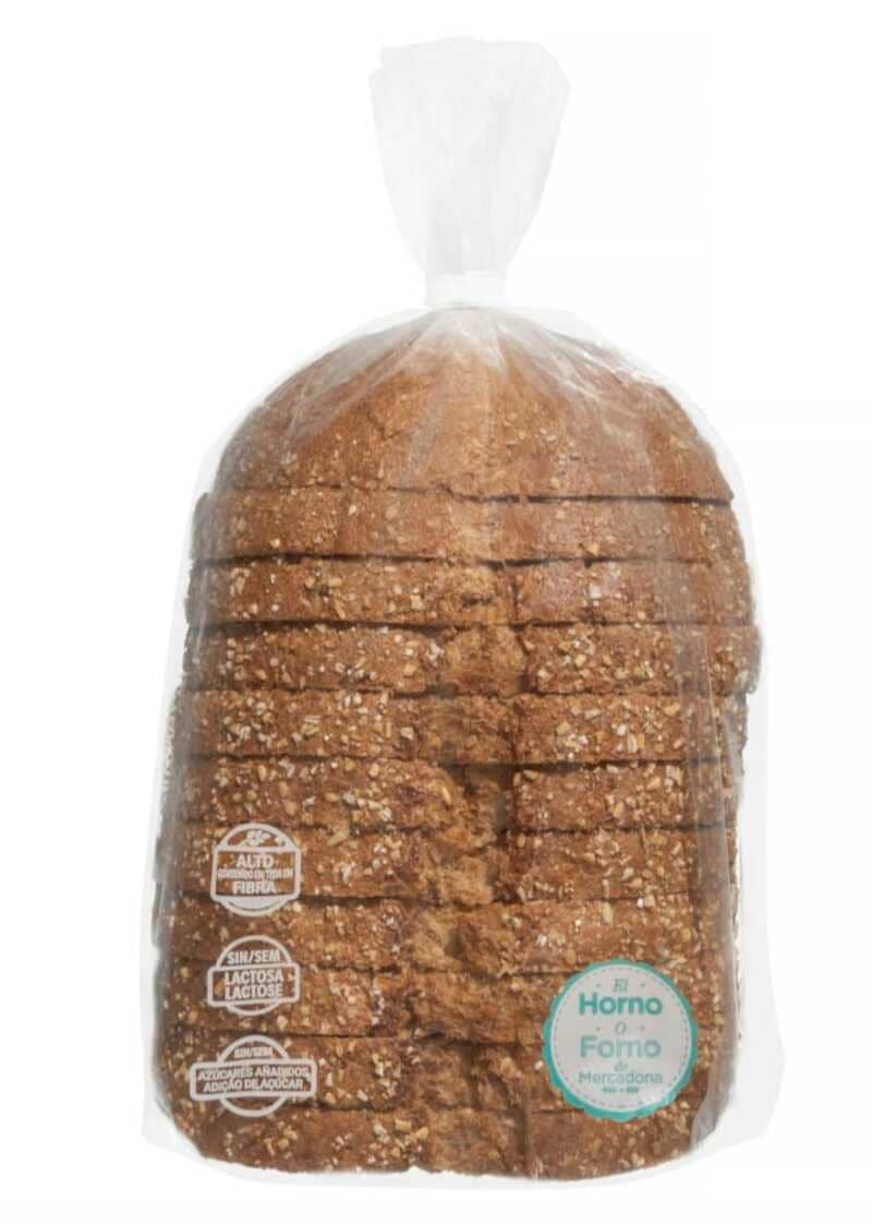 Media Hogaza integral de avena, semillas de girasol y sésamo rebanado