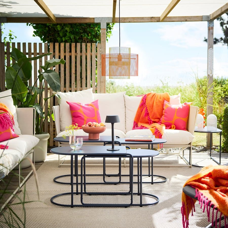 Juego de 2 mesas nido, GRYTSHOLM