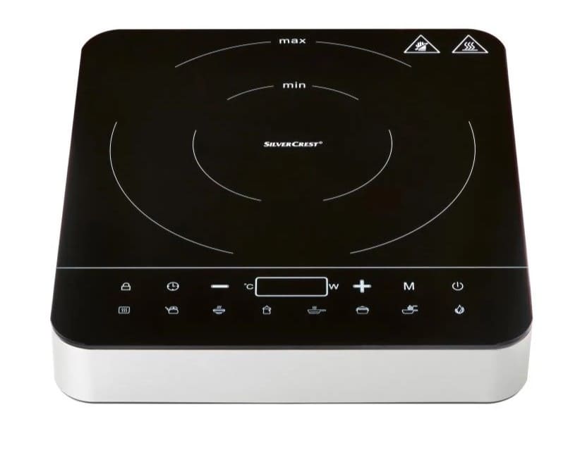 Placa de inducción portátil de 2200 W, Silver Crest Kitchen Tools