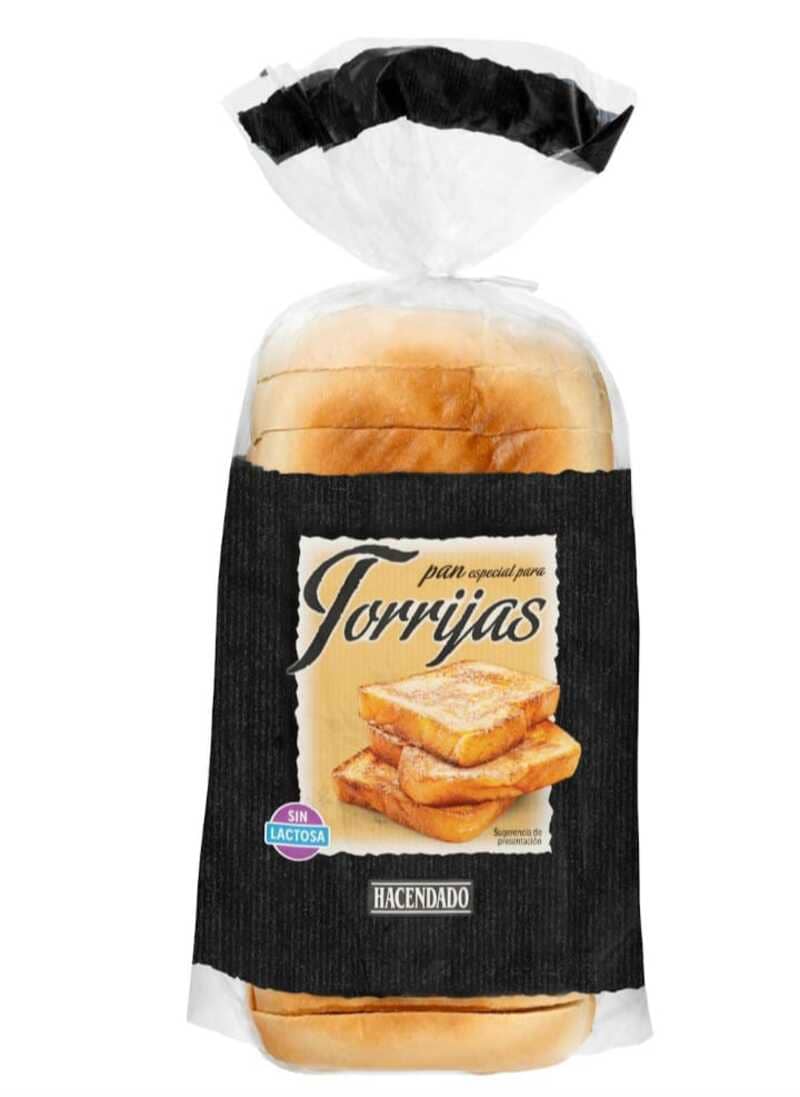 Pan especial para hacer torrijas, Hacendado