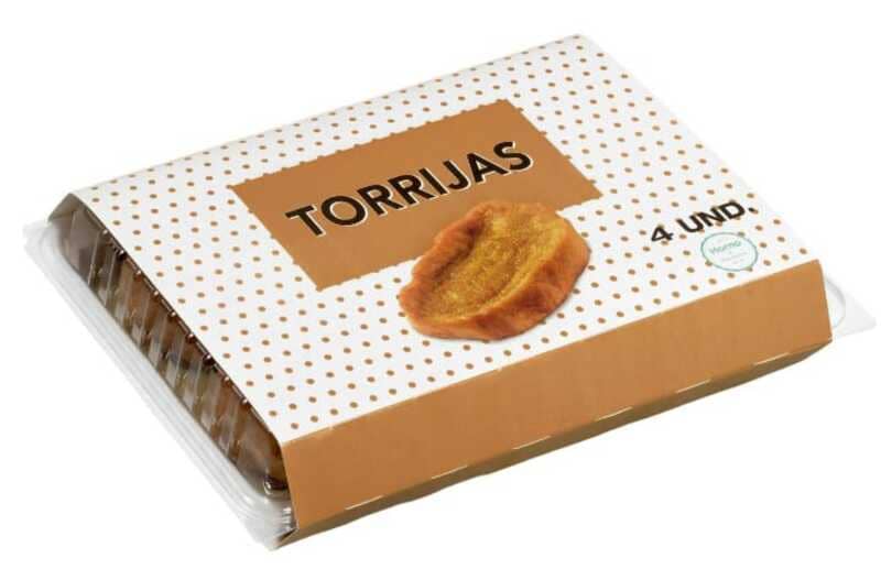 Torrijas fritas congeladas