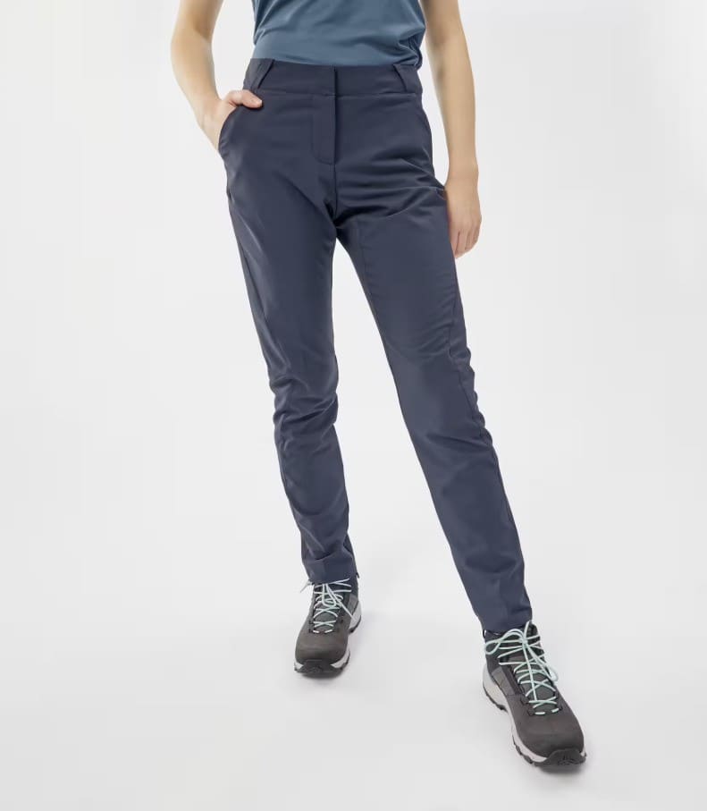 Pantalón de montaña y trekking Mujer Quechua MH100 azul de Decathlon