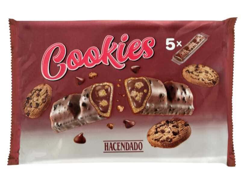 Barritas de barquillo Cookies, Hacendado
