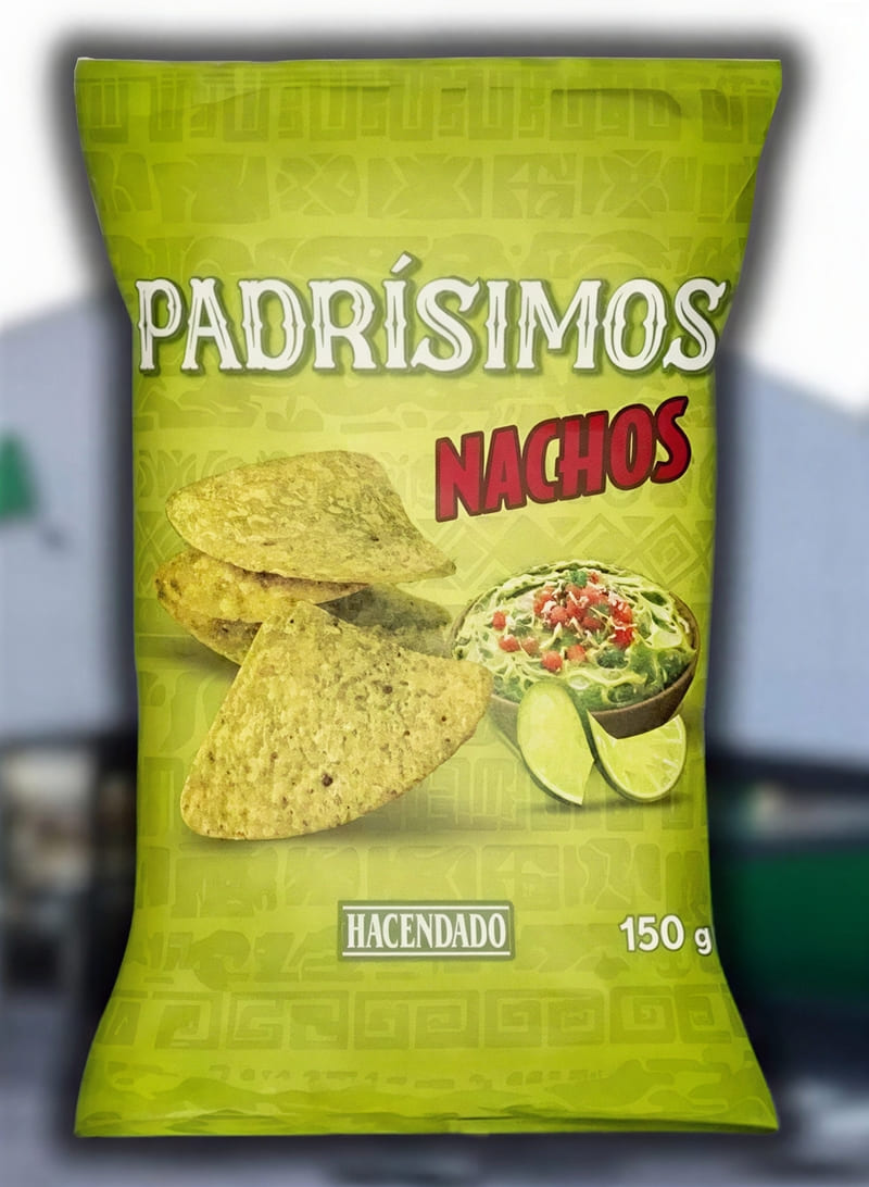 Nachos Padrísimos Hacendado sabor guacamole