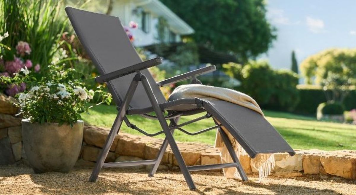 Sillón-tumbona de aluminio Houston Livarno Home de Lidl