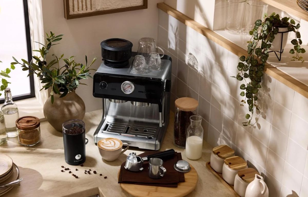 Máquina de espresso Silvercrest Smart Tamping Best 1500 W de Lidl