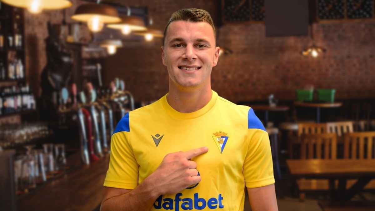 Osmajic, en el partido entre Celta de Vigo y Cádiz CF