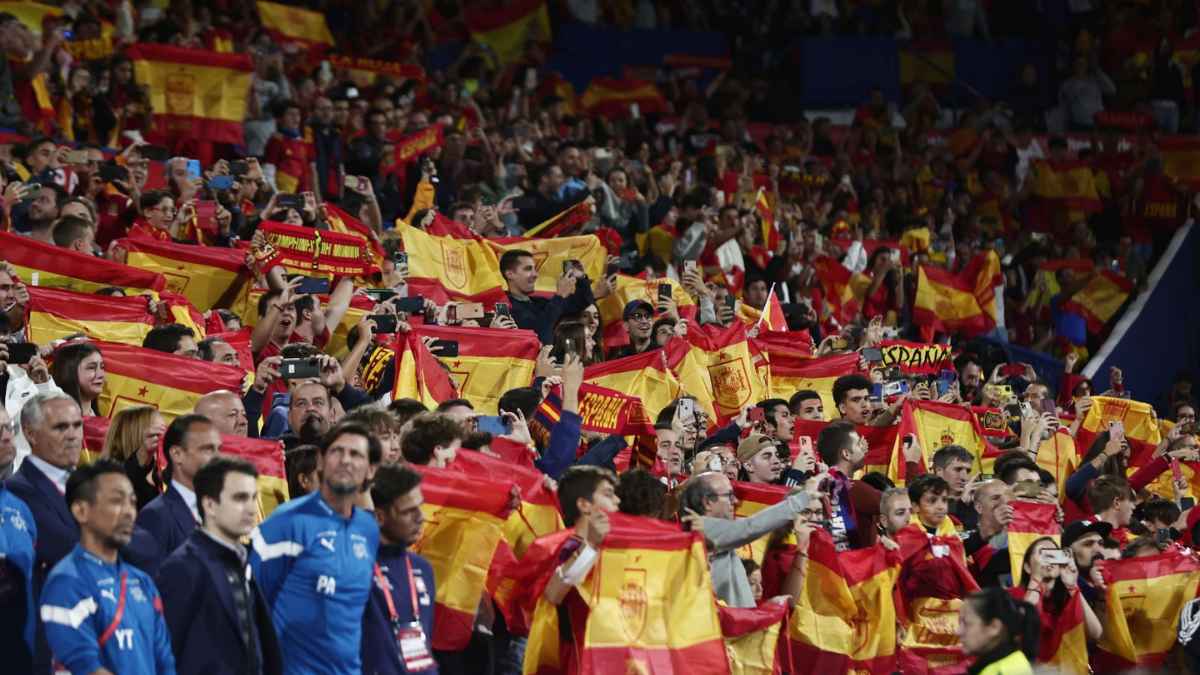 Aficionados de España en la Rosaleda