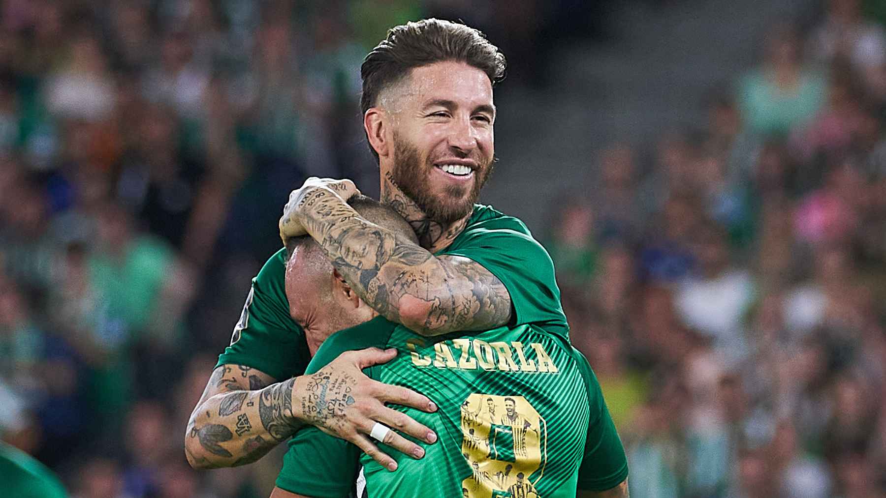Sergio Ramos en el homenaje a Joaquín | Salvador López Medina para El MIRA