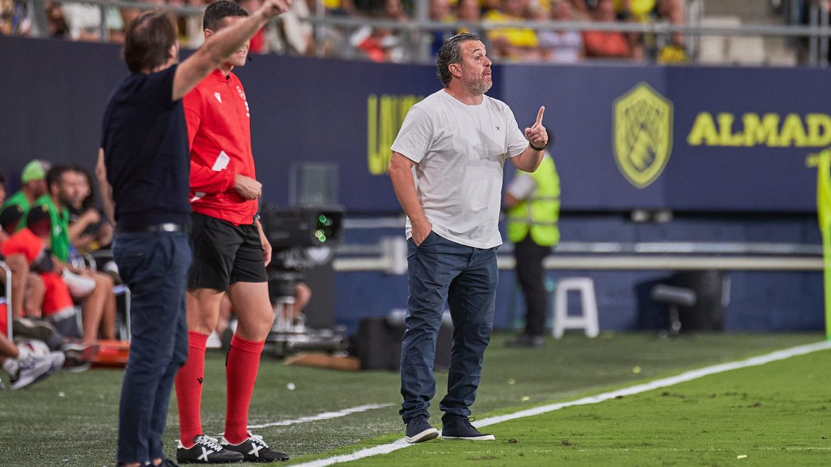 Sergio González en el Cádiz CF - Rayo Vallecano | Salvador López Medina para El MIRA