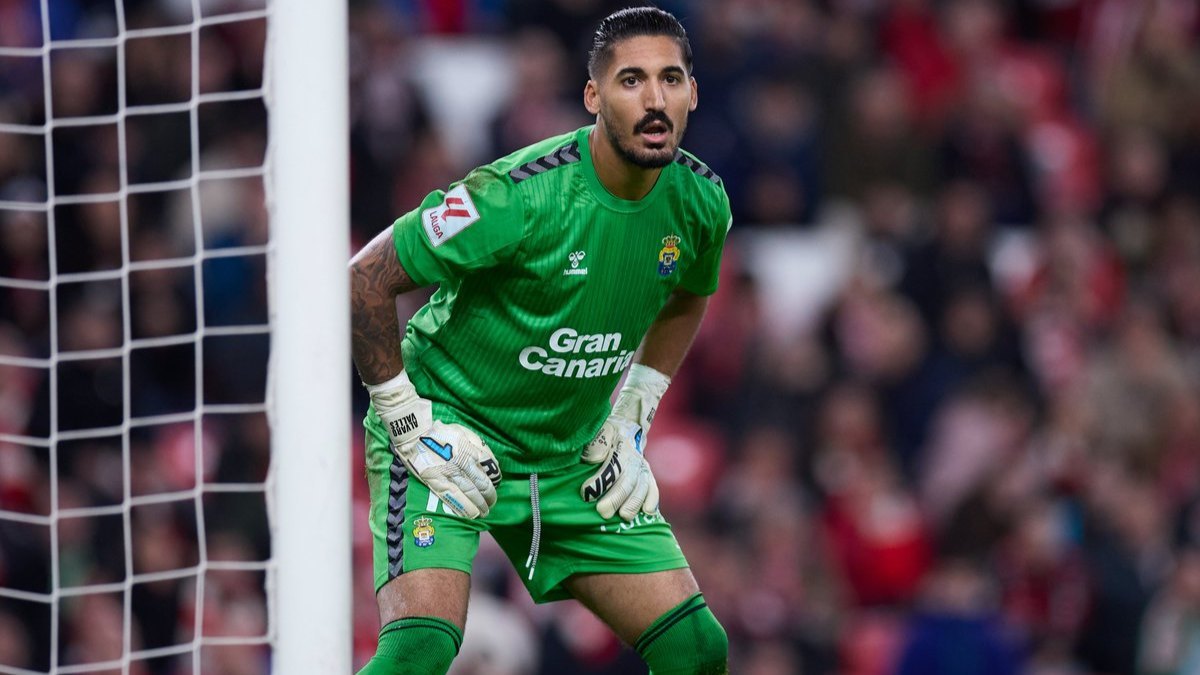 Álvaro Valles, guardameta de la UD Las Palmas y objetivo del Real Betis