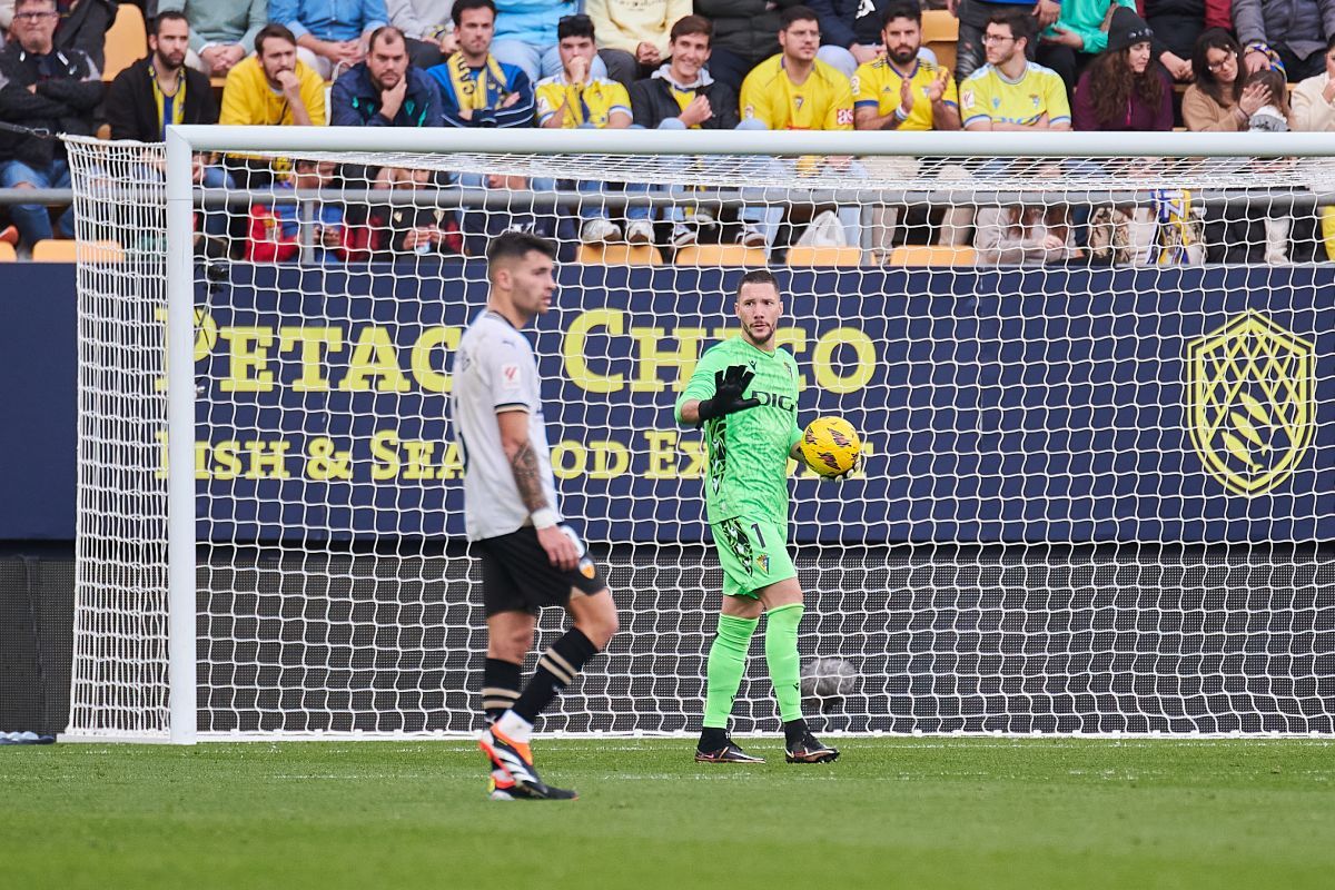 Conan Ledesma en el Cádiz CF - Valencia CF | Salvador López Medina para El MIRA