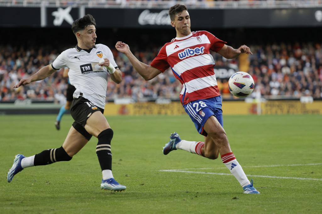 Imagen del encuentro de la primera vuelta entre el Valencia CF y el Granada CF