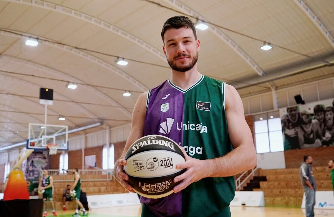 Jonathan Barreiro, jugador del Unicaja de Málaga