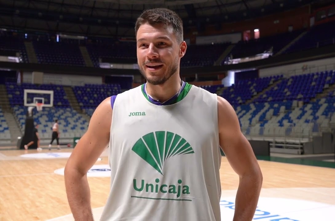 Jonathan Barreiro, jugador del Unicaja de Málaga