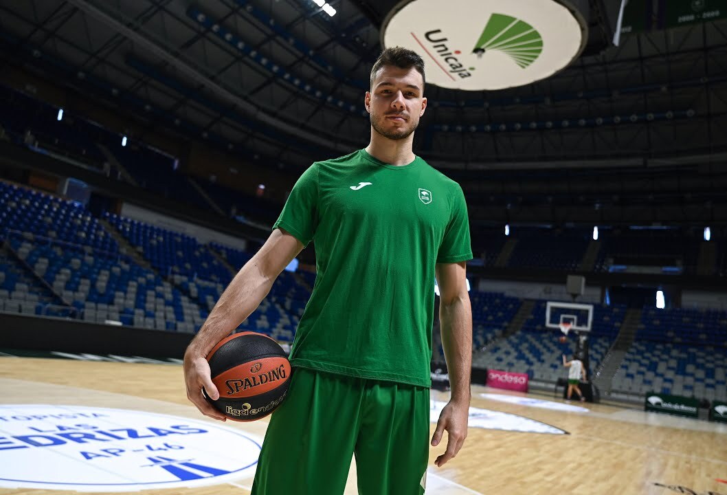 Jonathan Barreiro, jugador del Unicaja de Málaga