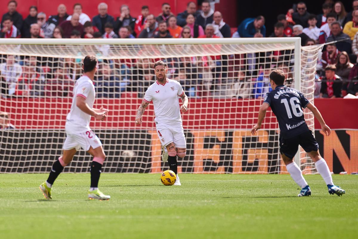 Sergio Ramos en el Sevilla FC - Real Sociedad | Salvador López Medina para El MIRA