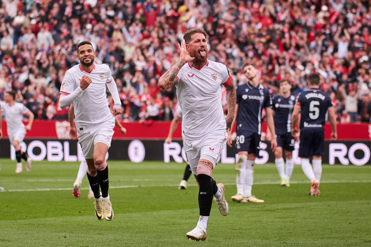 Gol de Sergio Ramos en el Sevilla FC - Real Sociedad | Salvador López Medina para El MIRA