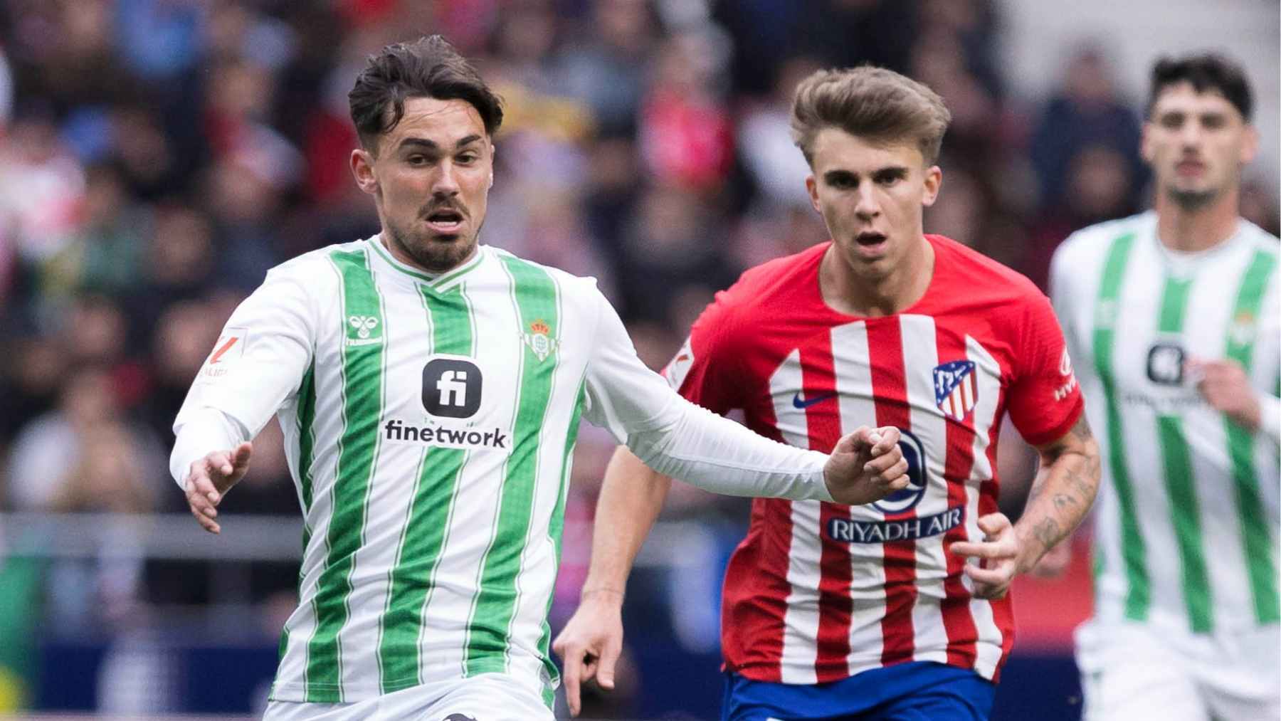 Rodri y Pablo Barrios en el Atlético de Madrid - Real Betis | Foto: RBB