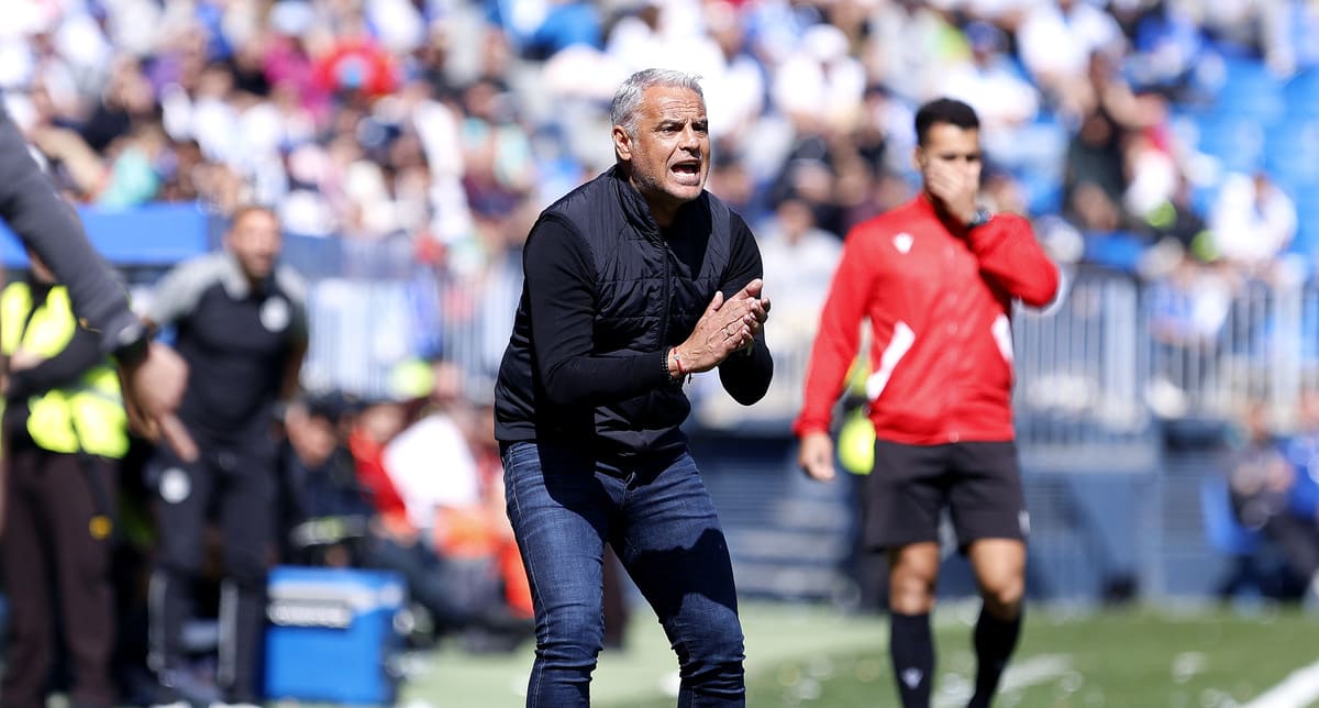 Sergio Pellicer durante el Málaga CF 1-0 UD Ibiza